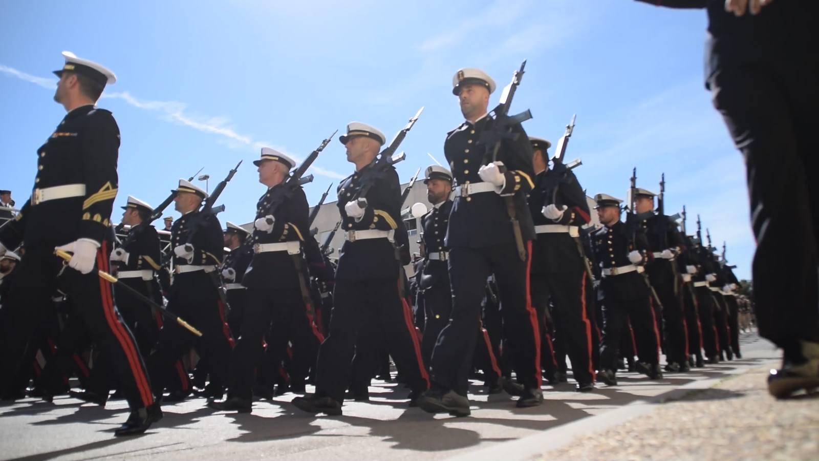 Los infantes de Marina celebran 482 años de historia por tierra y por mar